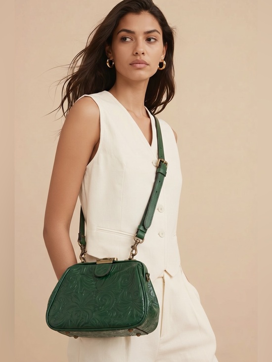 Patricia Nash Handbags - Patricia Nash Leather satchel with top handle and detachable crossbody